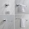 Kibi Circular 4-Piece Bathroom Hardware Set C-KBA14-4CH - alternate 4